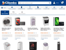 Tablet Screenshot of colombo.com.br