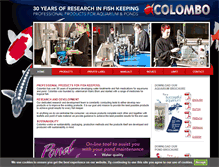 Tablet Screenshot of colombo.nl